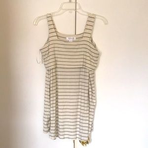 Motherhood Maternity  medium white and black sweater